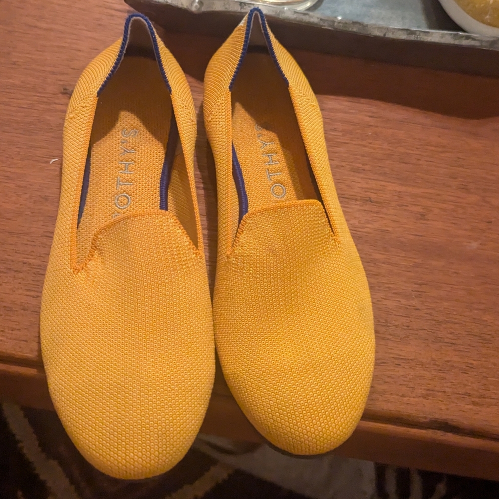 Rothys lemondrop flats